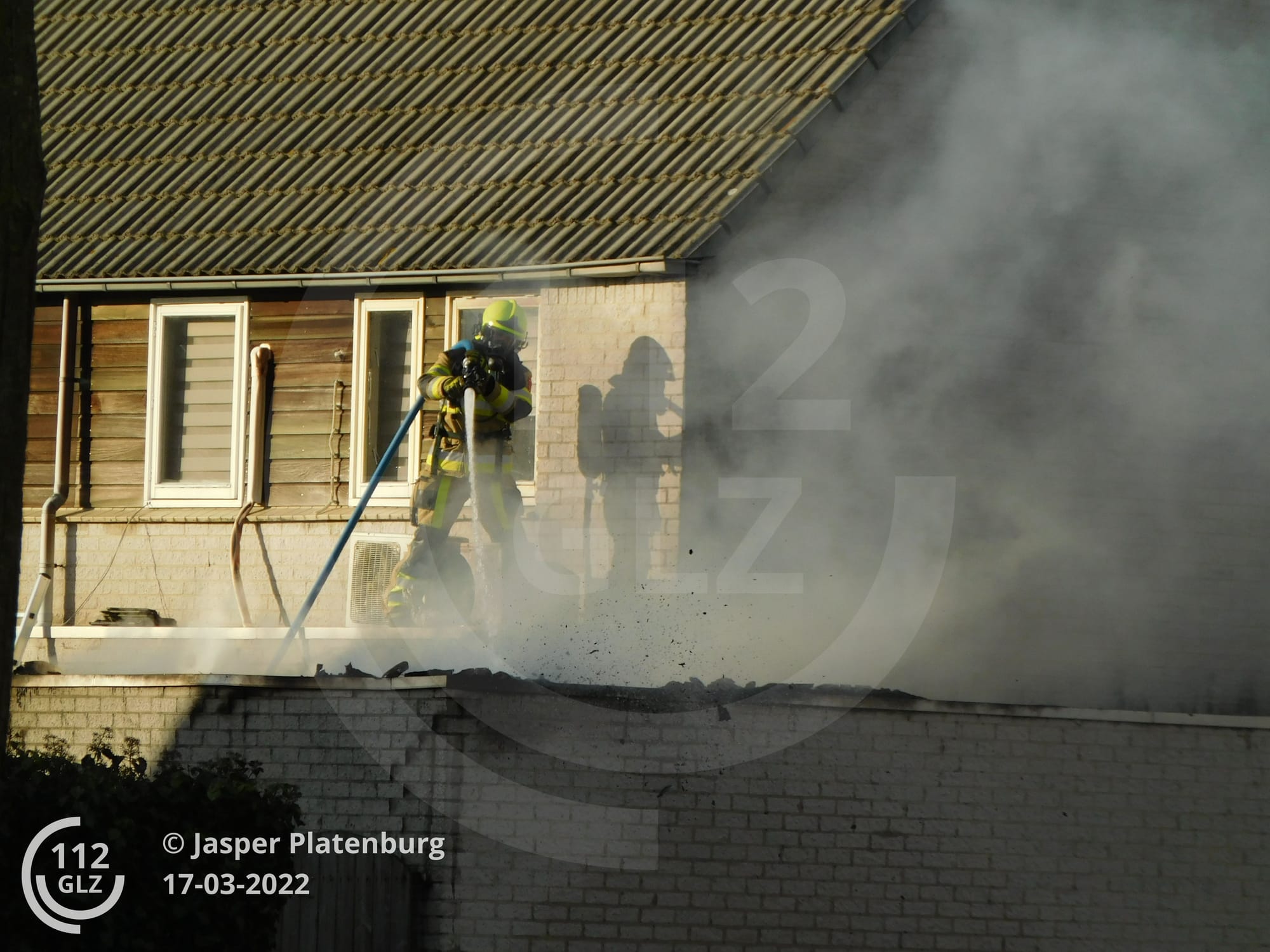 Garagebrand aan de Hegdambroek in Nijmegen