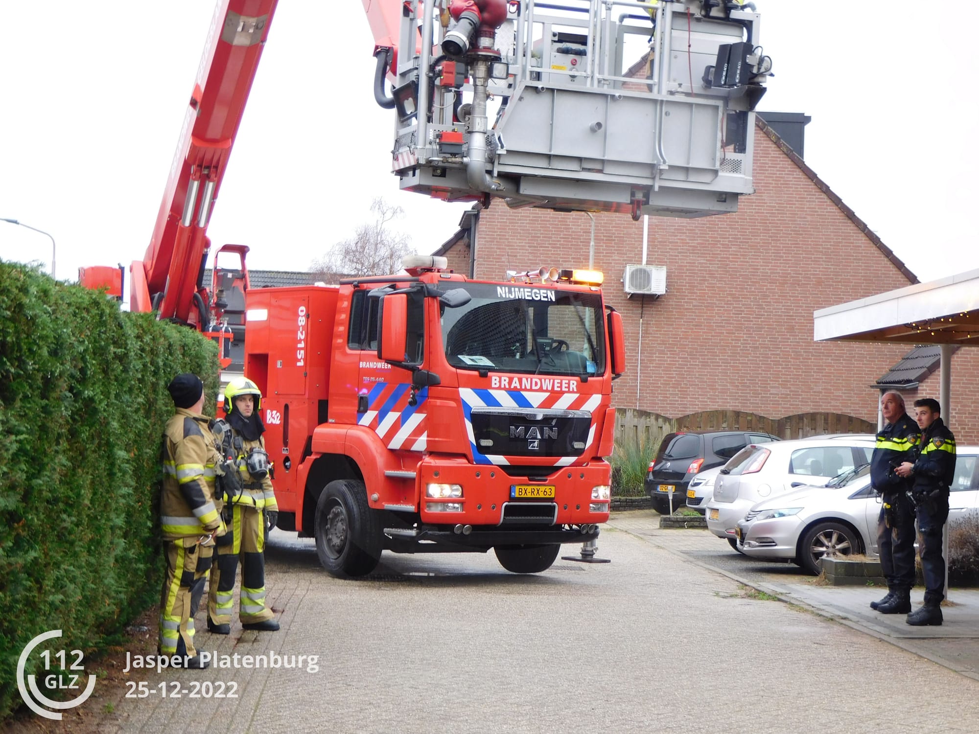 Schoorsteenbrand in Nijmegen