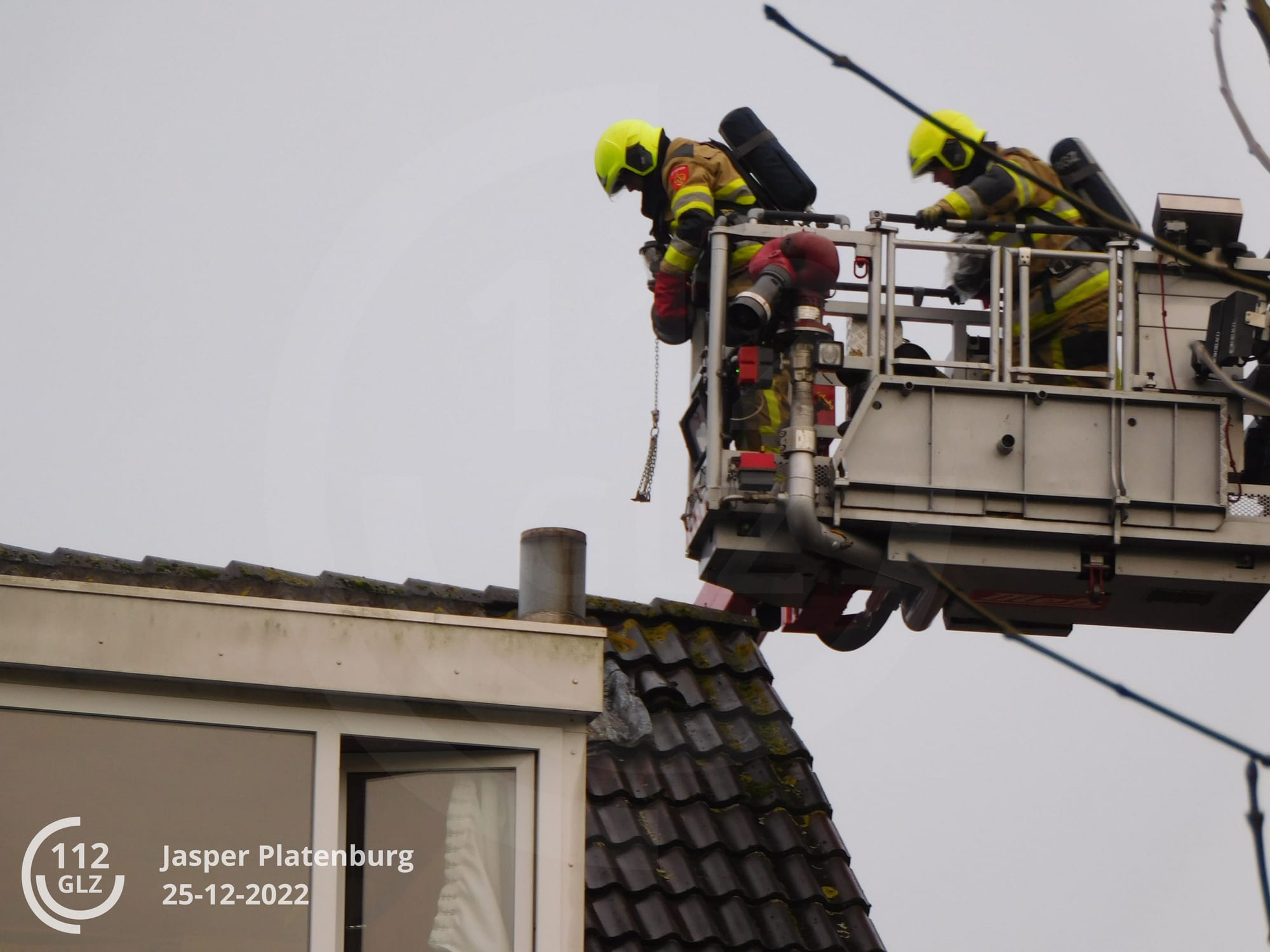 Schoorsteenbrand in Nijmegen